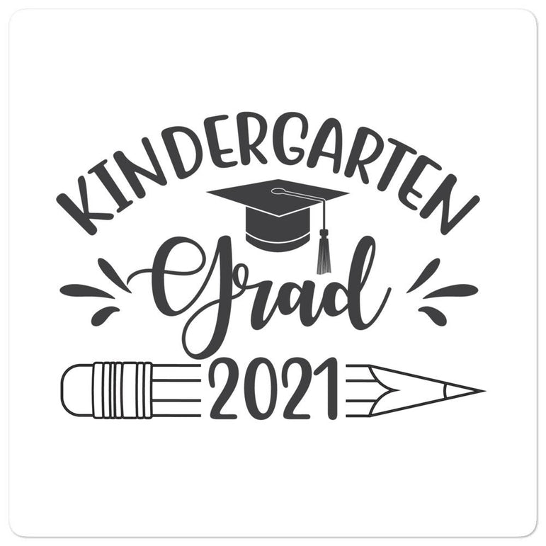 Kindergarten Graduate Bubble-free stickers - Gradwear®