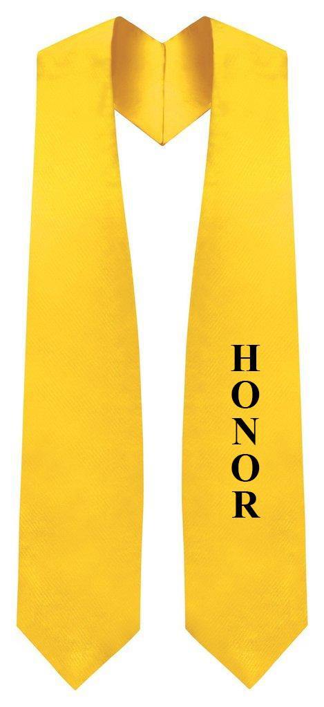 Imprinted Honor Graduation Stoles - Valedictorian & Salutatorian Stoles