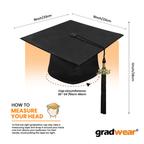 Classic Master's Graduation Cap, Gown, Tassel, and Hood Package for Claremont Graduate University