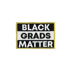 Antique Gold BLACK GRADS MATTER Graduation Stole - GradWear