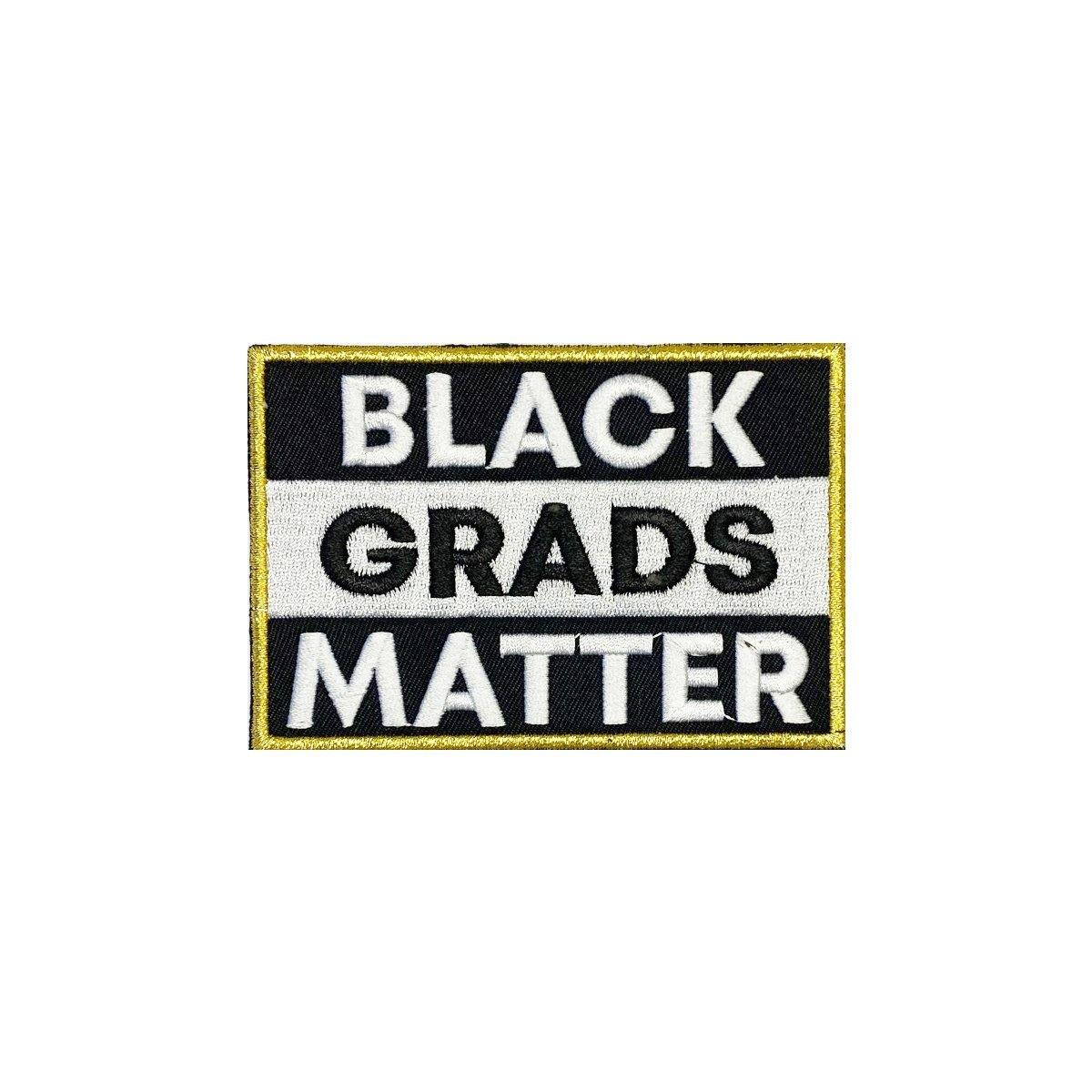 Silver BLACK GRADS MATTER Graduation Stole - GradWear