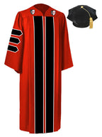 Classic Doctoral Graduation Tam and Gown for Claremont Graduate University