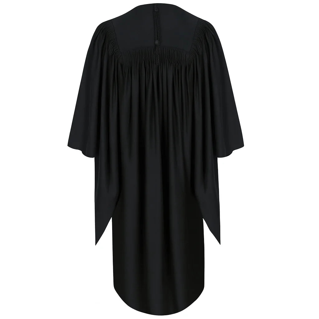 Deluxe Black Masters Graduation Cap, Gown & Hood - Washington Baptist Theological Seminary