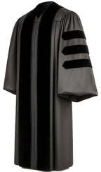 Deluxe Doctoral Graduation Tam, Gown with Crest & Hood - Washington Baptist Theological Seminary