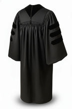 Deluxe Doctoral Graduation Tam, Gown with Crest & Hood - Washington Baptist Theological Seminary