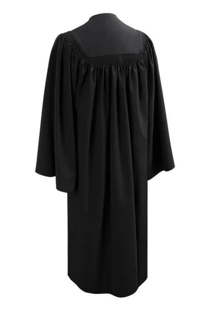 Deluxe Black Bachelors Cap, Gown, Tassel & Hood Package
