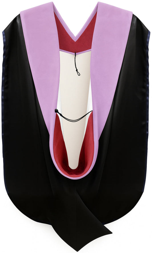 Doctor of Dentistry Hood - Red & White