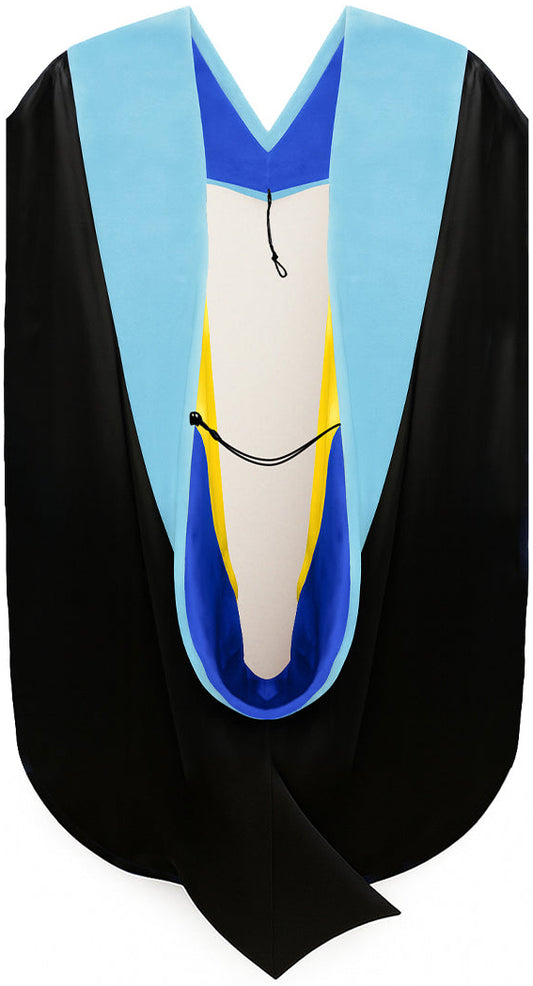 Doctor of Education Hood - Royal Blue & Gold