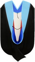 Doctor of Education Hood - Royal Blue & Red
