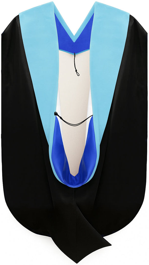 Doctor of Education Hood - Royal Blue & White