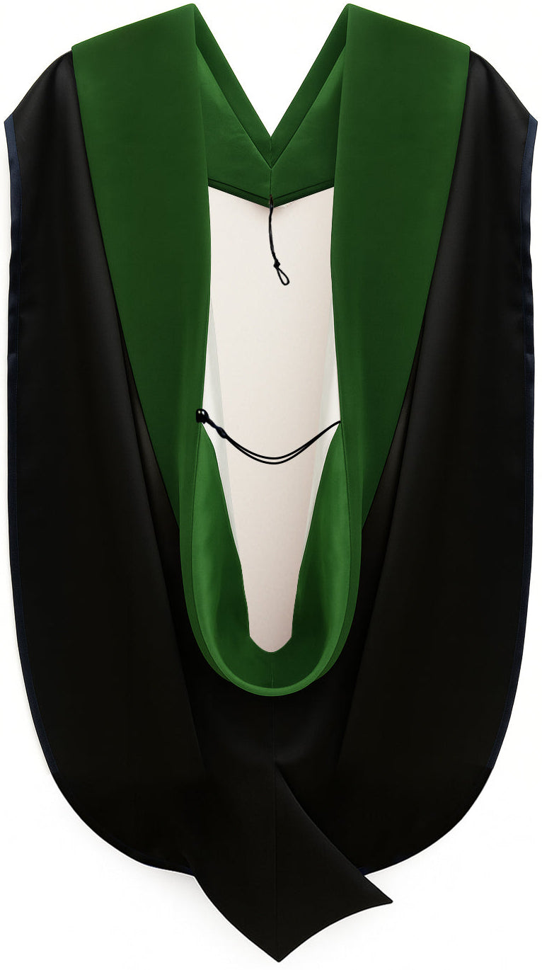 Doctor of Medicine Hood - Kelly Green & White