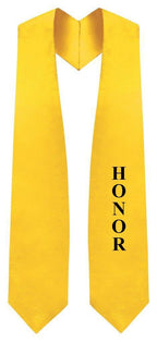 Gold Honors Stole for Graduation - GradWear