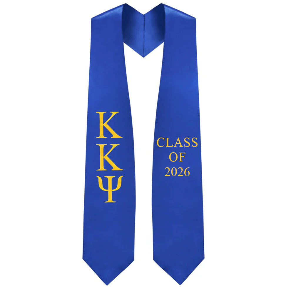 Kappa Kappa Psi Lettered Stole w/ Year