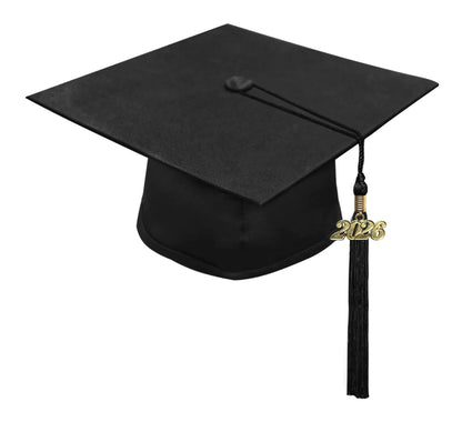 Classic Masters Graduation Cap, Gown, Tassel & Hood Package