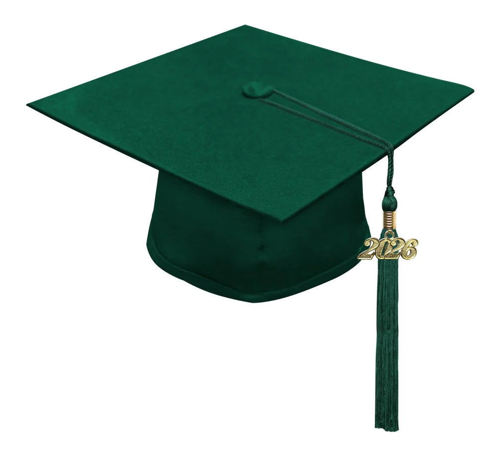 Child Matte Hunter Graduation Cap & Gown - Preschool & Kindergarten