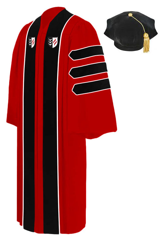 Premium Doctoral Graduation Tam and Gown for Claremont Graduate University