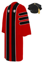 Premium Doctoral Graduation Tam and Gown for Claremont Graduate University