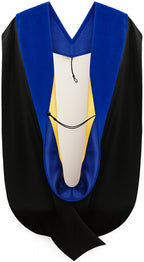 Phd Hood Royal Blue Velvet - Royal Blue & Gold