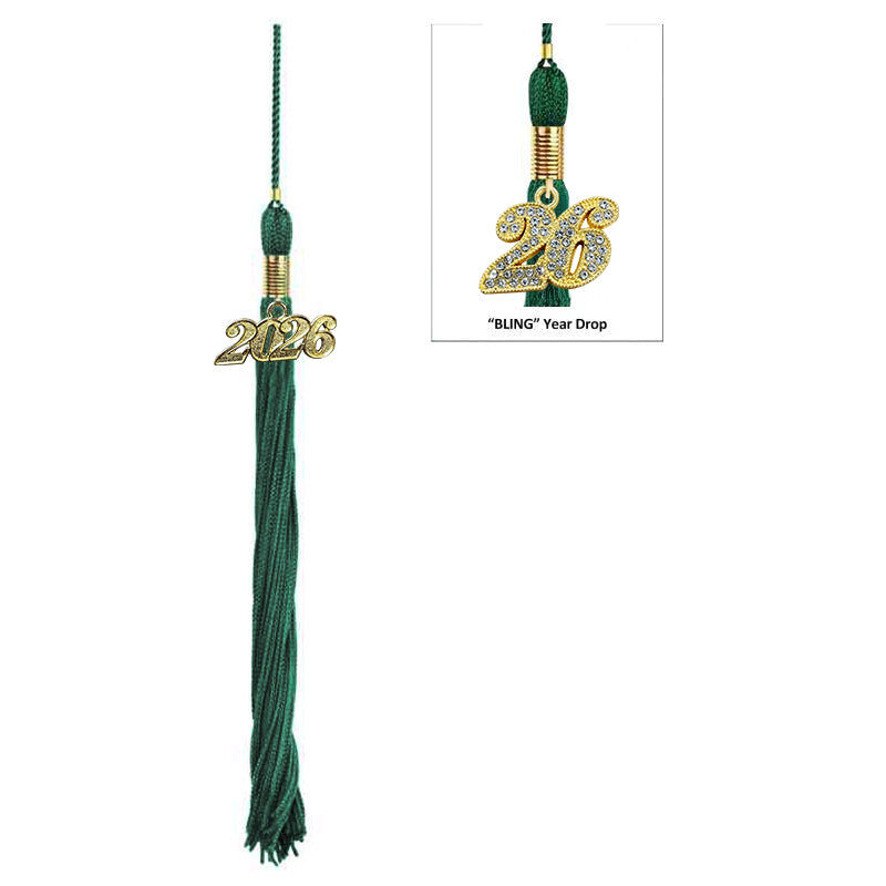 Matte Hunter Bachelors Degree Cap & Tassel - Graduation Caps
