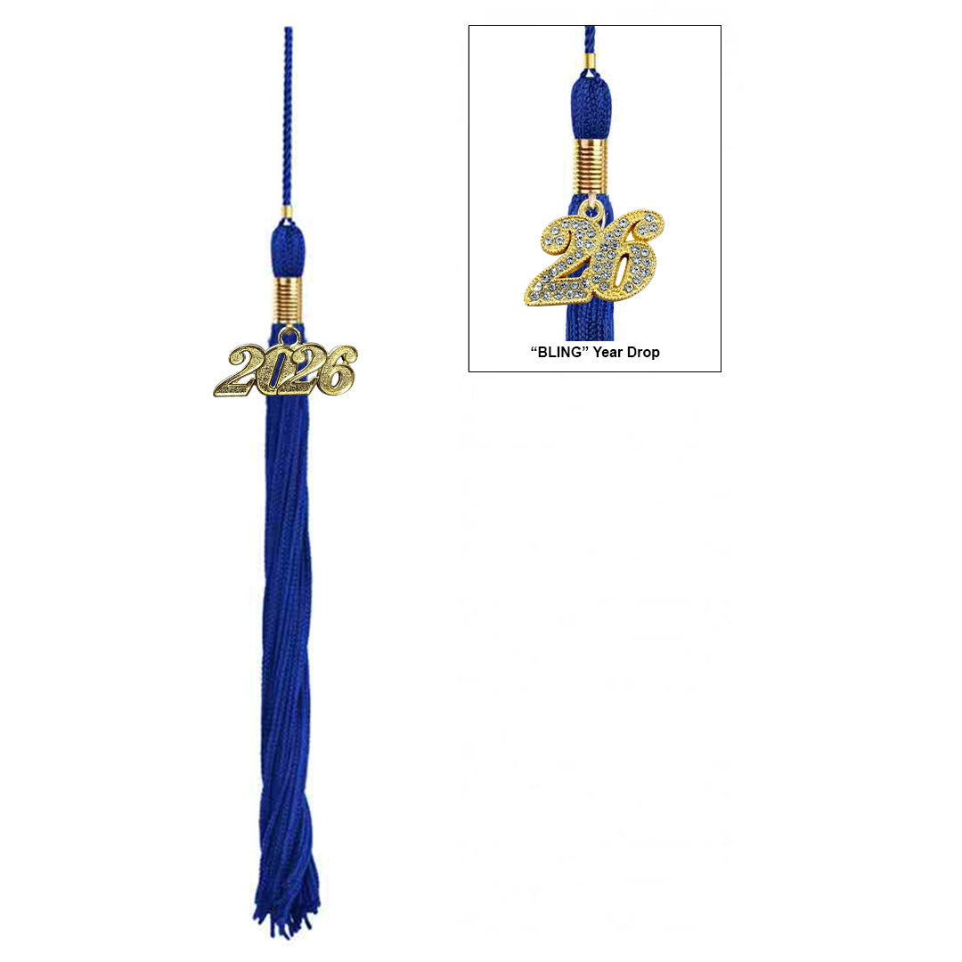 Matte Royal Blue High School Cap & Tassel - Graduation Caps