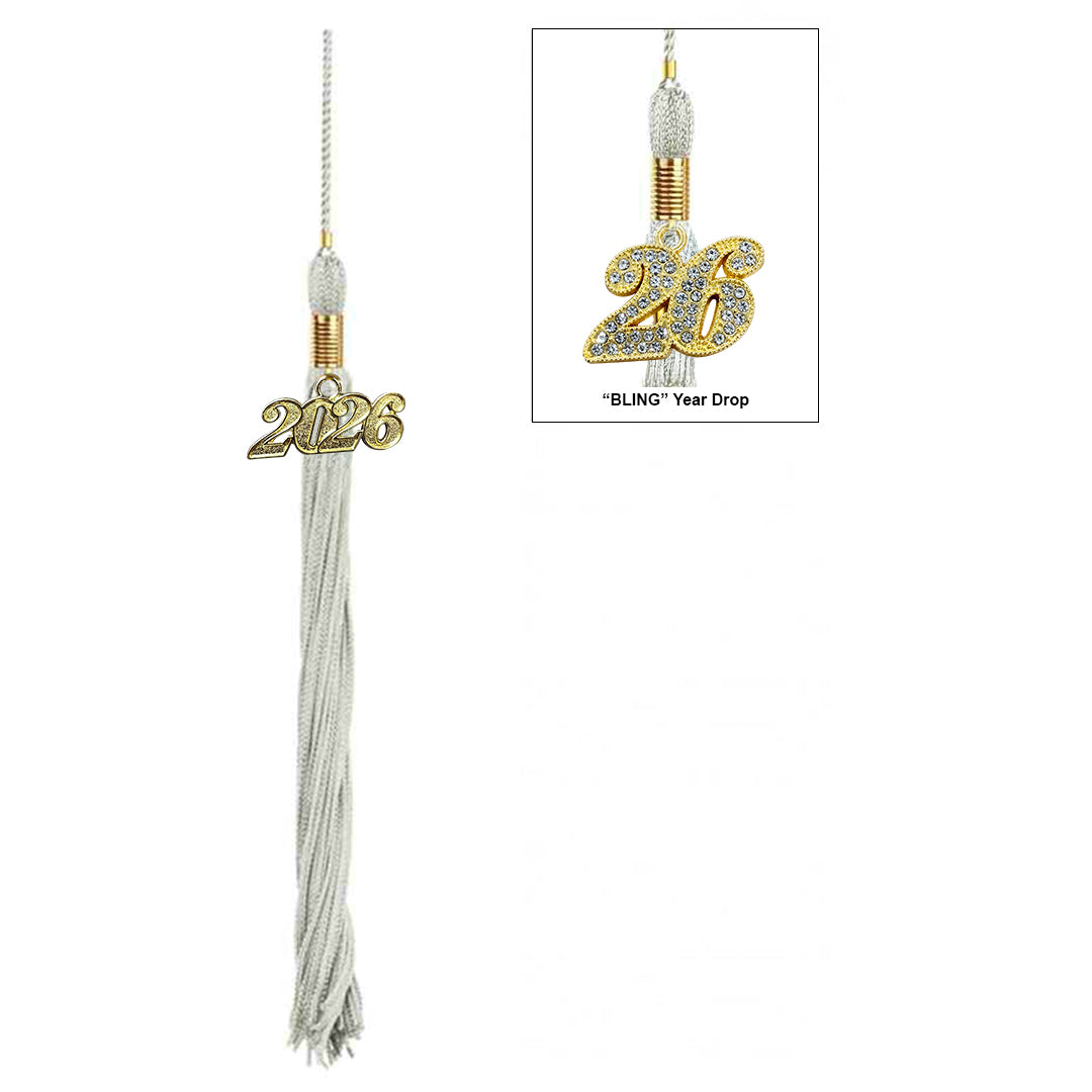Silver Graduation Tassel - College & High School Tassels