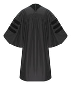Deluxe Doctoral Graduation Gown - Academic Regalia - Graduation Cap and Gown