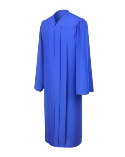 Matte Royal Blue Bachelors Graduation Gown - College & University