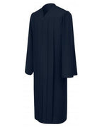 Matte Navy Blue Bachelors Graduation Gown - College & University - Graduation Cap and Gown