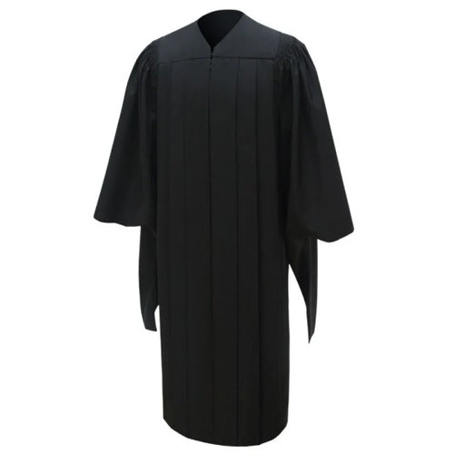 Deluxe Black Masters Graduation Cap, Gown & Hood - Washington Baptist Theological Seminary