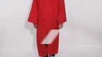 Matte Red Elementary Cap, Gown & Tassel