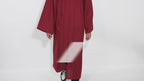 Matte Burgundy High School Graduation Cap and Gown