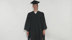 Deluxe Masters Graduation Cap and Gown - Academic Regalia