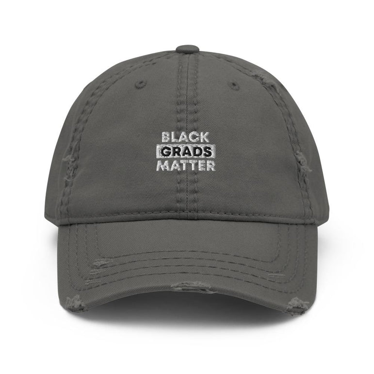 Black Grads Matter Distressed Cap - Gradwear®