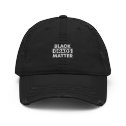 Black Grads Matter Distressed Cap - Gradwear®