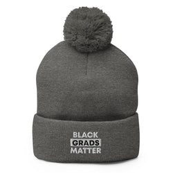 Black Grads Matter Pom-Pom Beanie - Gradwear®
