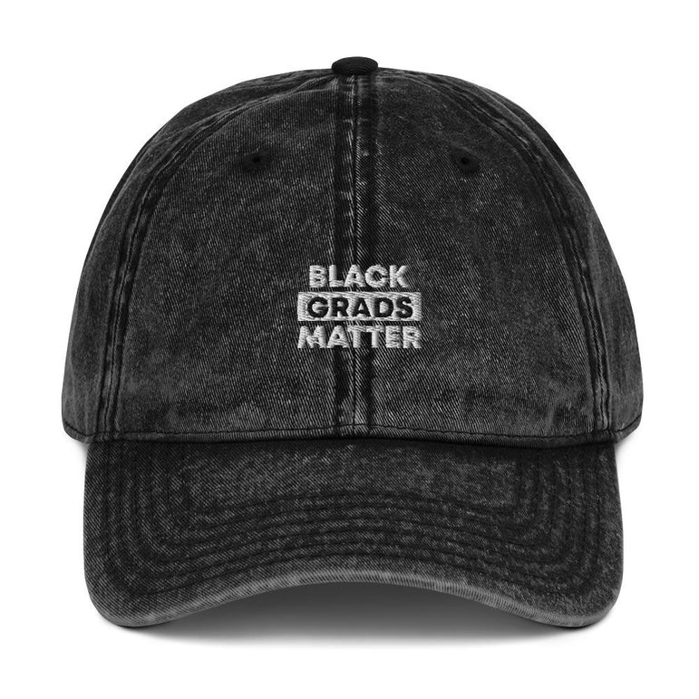 Black Grads Matter Vintage Cotton Twill Cap - Gradwear®
