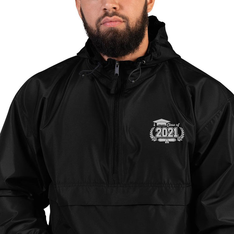 Class of 2021 Embroidered Champion Packable Jacket - Gradwear®