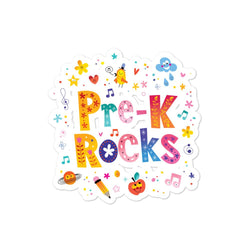 Pre-K Rocks Bubble-free stickers - Gradwear®