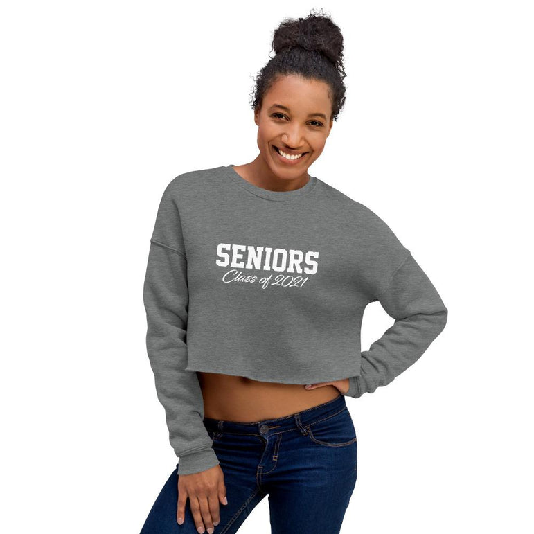Senior Class of 2021 Women's Crop Sweatshirt - Gradwear®