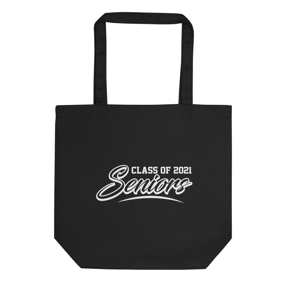 Seniors Class of 2021 Black Eco Tote Bag - Gradwear®