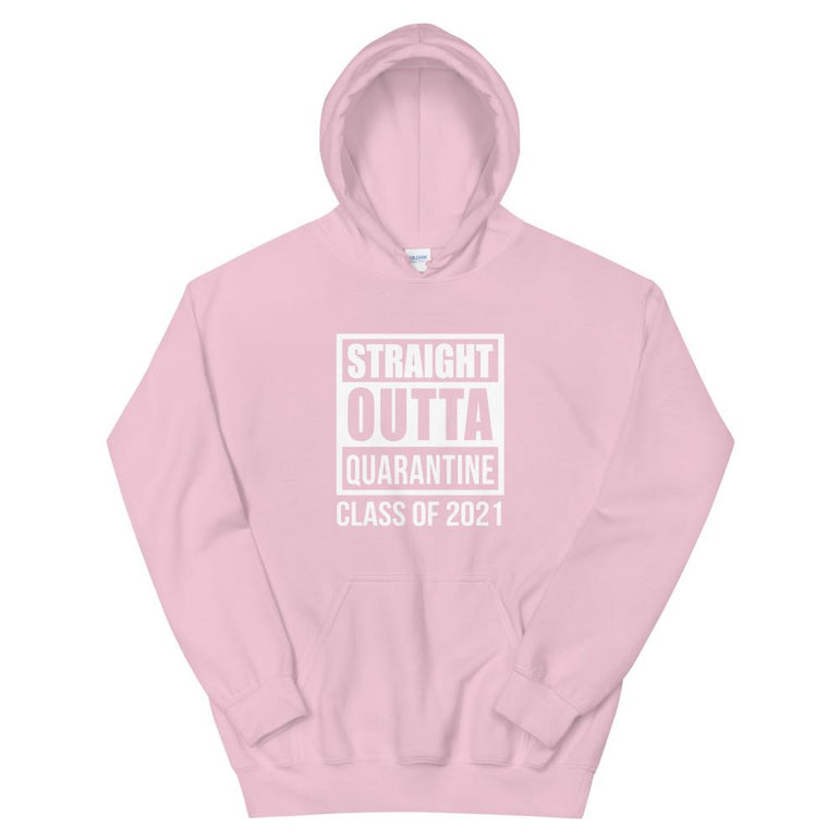 Straight Outta Quarantine Class of 2021 Men's Hoodie - Gradwear®